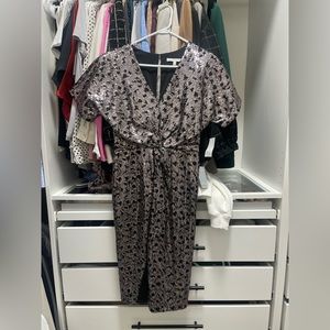 NWT Nordstrom Harlyn cheeta sequin dress size 6